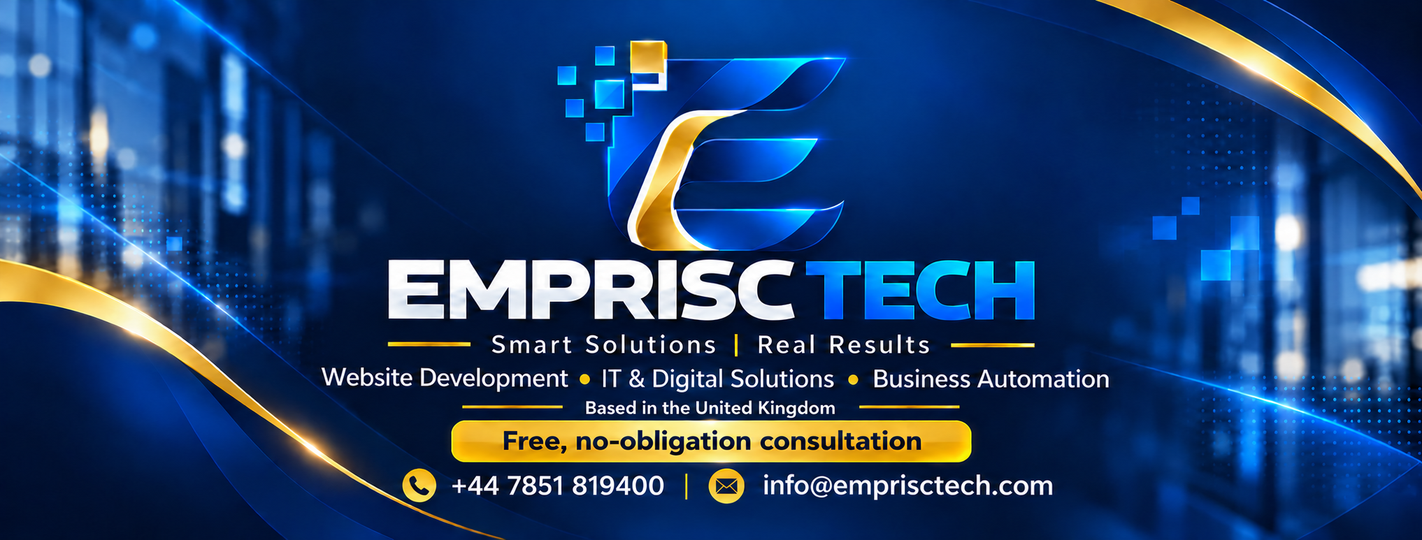 EMPRISC TECH — website development, IT and digital solutions, business automation. Smart Solutions | Real Results.